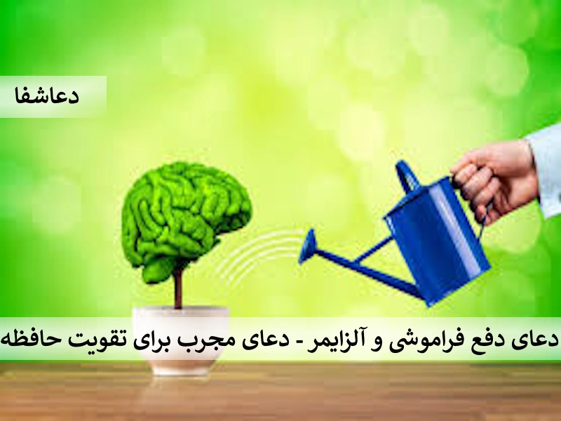 حافظه دعای دفع فراموشی و آلزایمر - دعای مجرب برای تقویت حافظه  