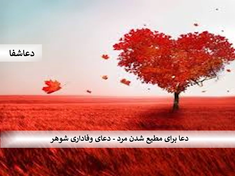 وفا دعا برای مطیع شدن مرد - دعای وفاداری شوهر  