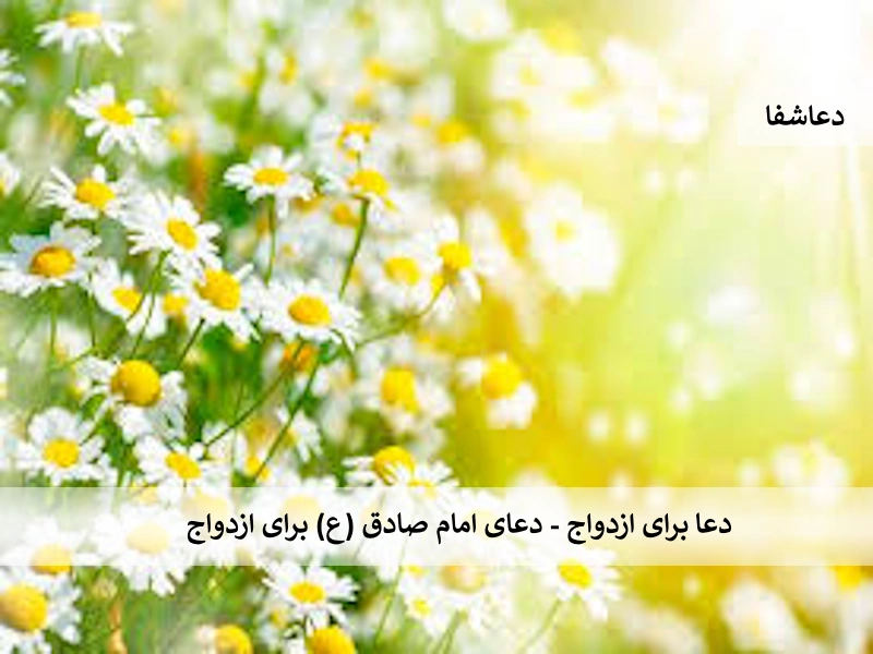 ازدواج دعا برای ازدواج - دعای امام صادق (ع) درباره ازدواج  